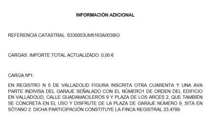 garaje en valladolid