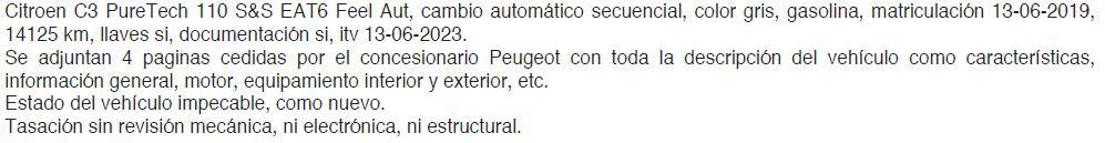 citroen c3 puretech 110 s s ea en toledo