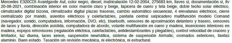 mercedes e320cdi en toledo