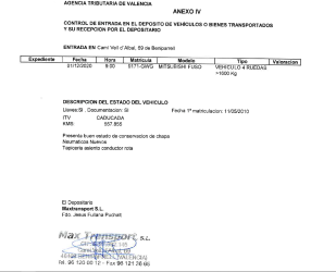 mitsubishi fuso canter en valencia