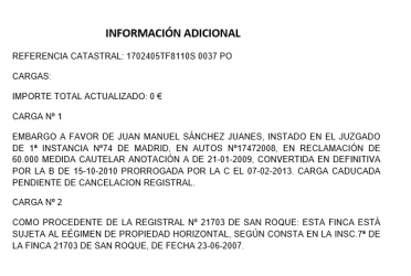 garaje en san roque