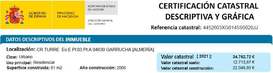 vivienda en garrucha
