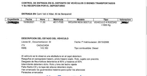 volkswagen beetle 1.9 en valencia